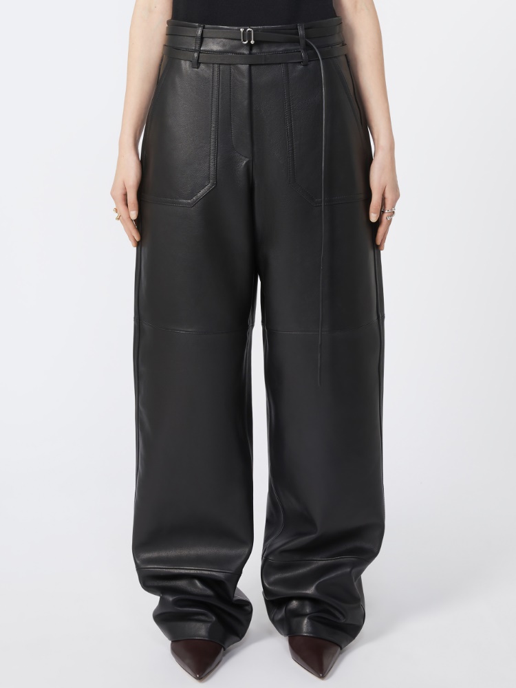 Кожаные брюки