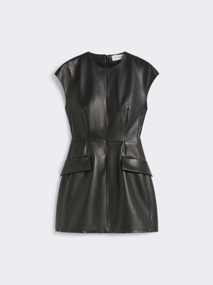 Кожаное платье