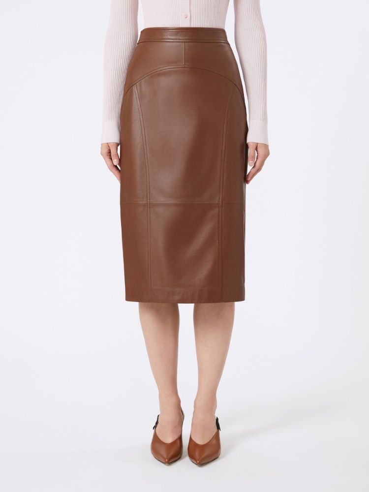 Кожаная юбка